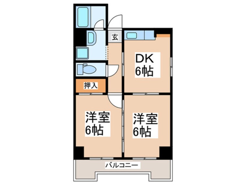 間取図 エルフェプラザ