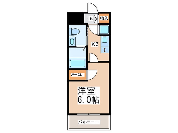 間取り図 エスリード難波レジデンス(902)