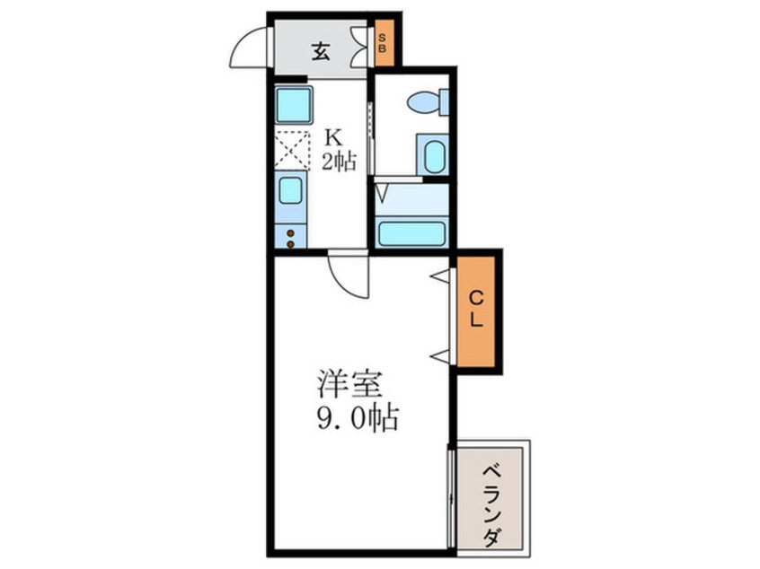 間取図 エスペレ西陣
