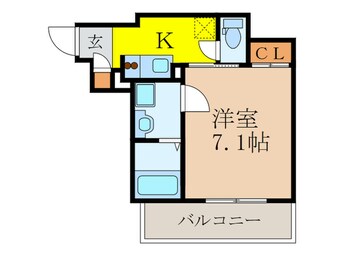 間取図 エイペックス新大阪（１００４）