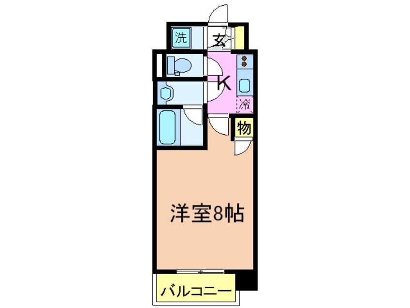 間取図 プロシード兵庫駅前通