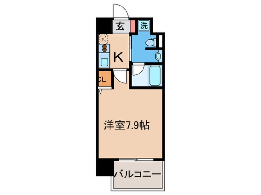 間取図 プロシード兵庫駅前通