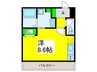 リレックス北清水 1Rの間取り