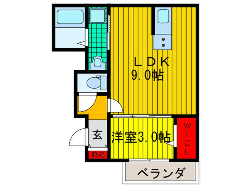 間取図 ザ・リッツクラブ楓