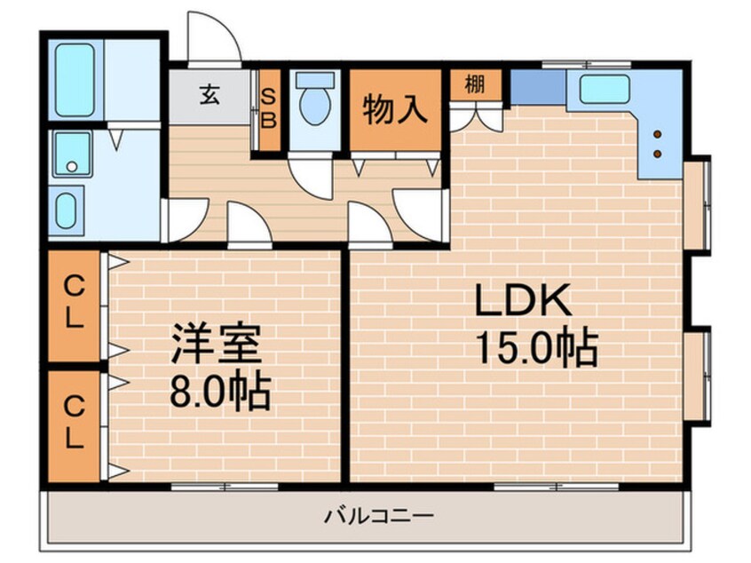 間取図 サン・クレオ