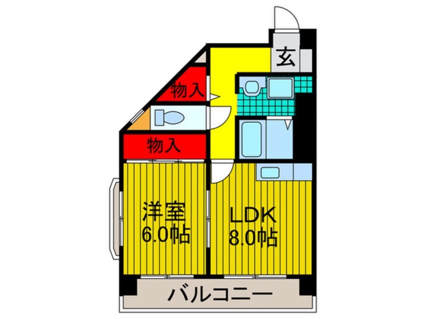 間取図 パ－クサイドＢ＆Ｍ