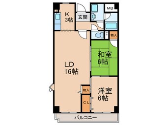 間取図 シャトークレール