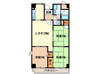 間取図 シャトークレール