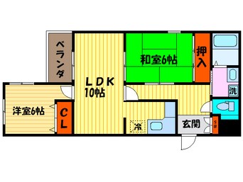 間取図 第２長法寺マンション