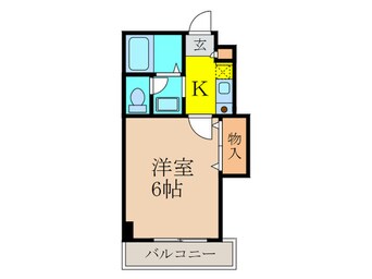 間取図 ＣＡＰＩＴＯＬⅢ