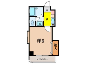間取図 ＣＡＰＩＴＯＬⅢ
