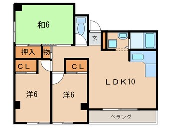 間取図 御園第５マンション