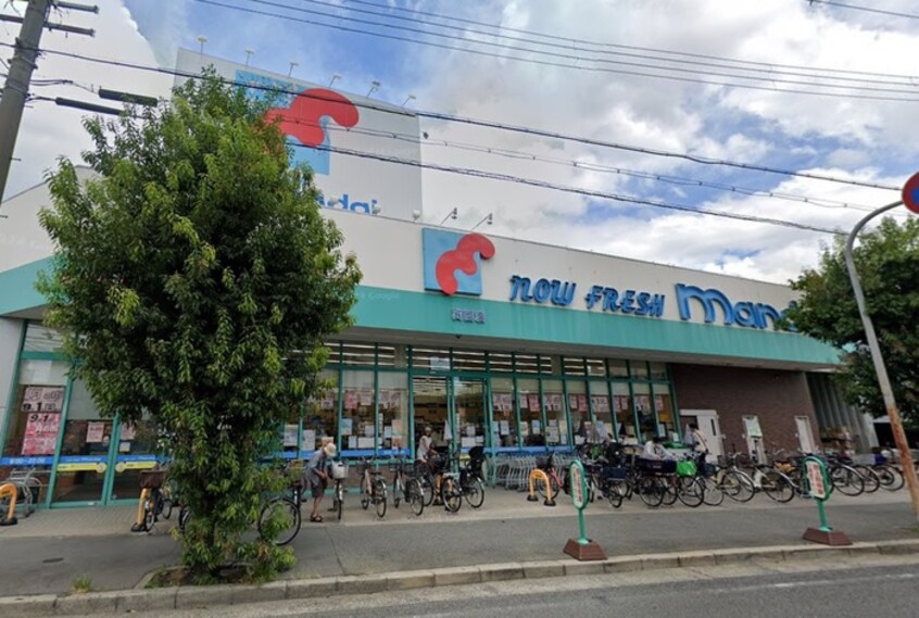 万代(スーパー)まで550m ロンドラージ今林