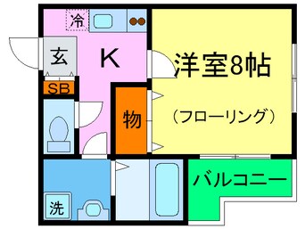 間取図 メゾンフィエルテ