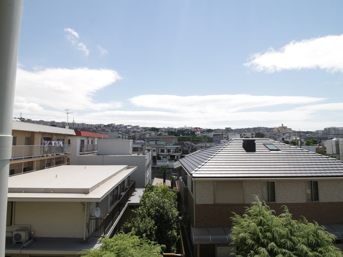 室内からの展望 名谷農住Ｈ棟