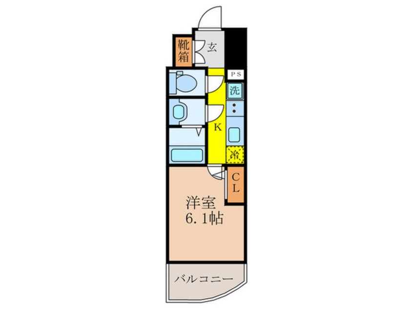 間取図 Ｍｖ．ｉｍｐ新大阪（904）