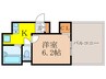 NKマンション 1Kの間取り