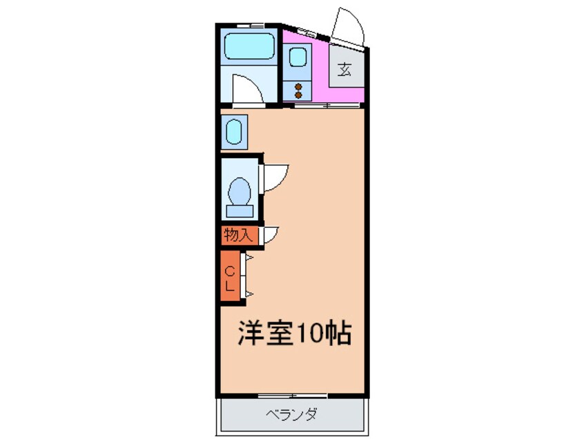 間取図 マンションカザミドリ