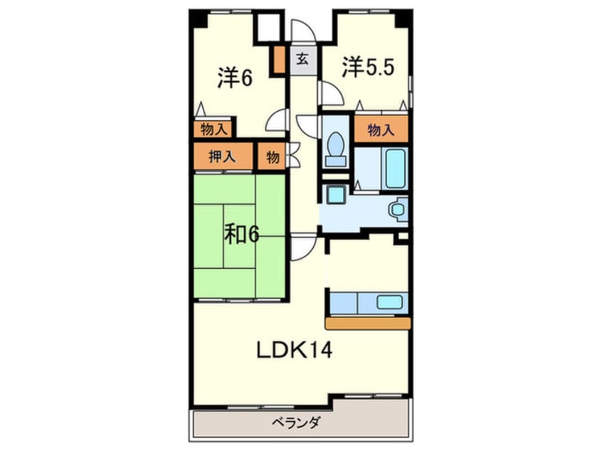 間取図 RAFFINE西宮北口