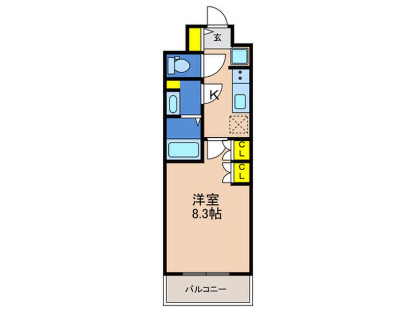 間取図 神戸元町Noah