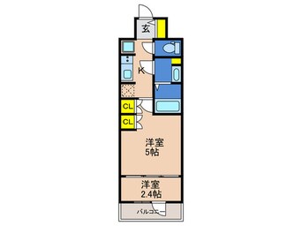 間取図 神戸元町Noah