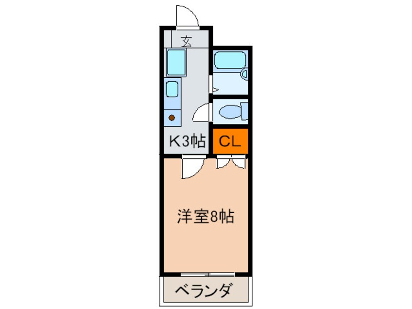 間取図 Ｈｉｌｌ　Ｔｏｐ　Ｔｅｒａｄａ