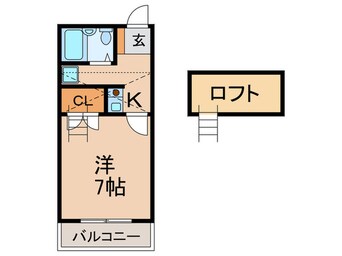 間取図 ラフォ－レ一ノ谷