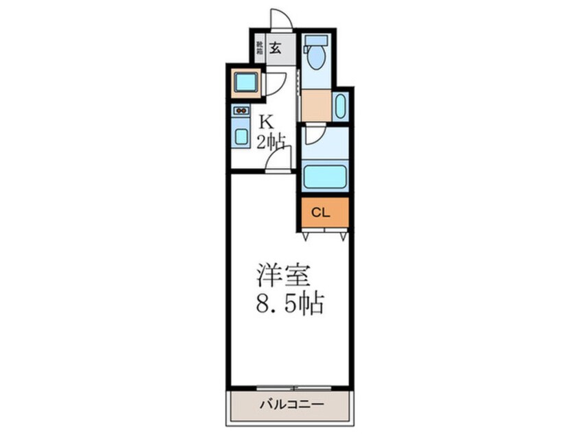 間取図 レジディア洛北