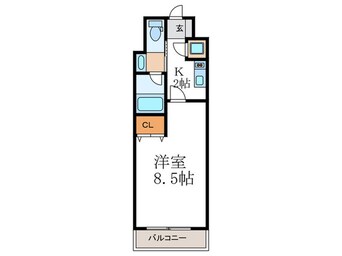 間取図 レジディア洛北