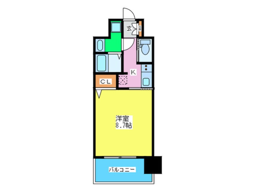 間取図 フォレストグレイス城東京橋Ⅰ