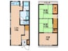 大東市泉町１丁目貸家 3LDKの間取り
