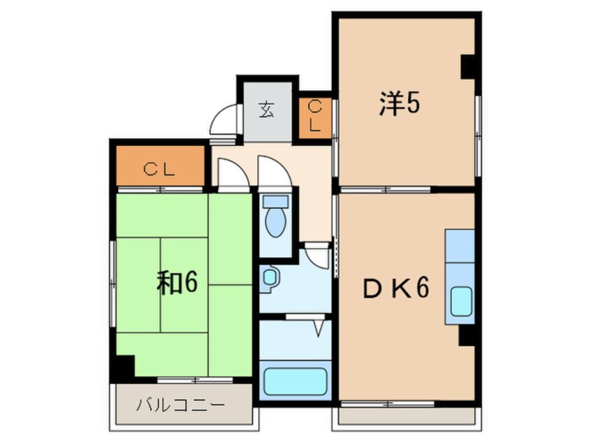 間取図 レジデンシア甲子園