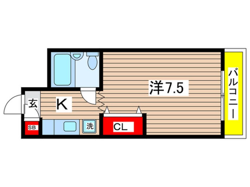 間取図 ヤングヴィレッジ嵯峨