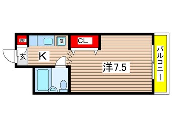 間取図 ヤングヴィレッジ嵯峨