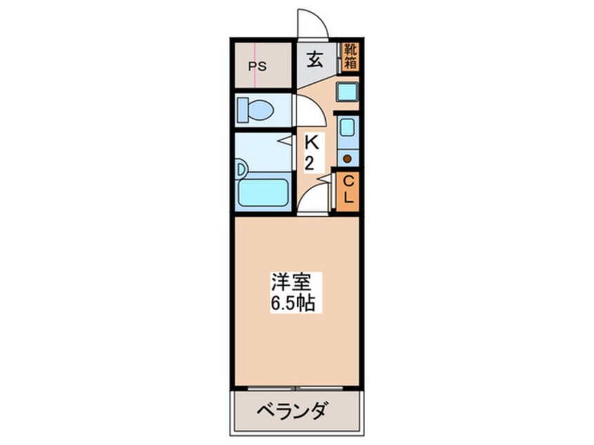 間取図 グランヴィ天王寺