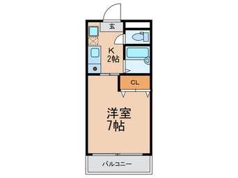 間取図 グランヴィ天王寺
