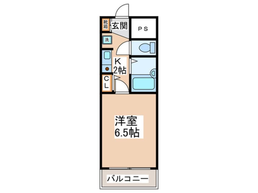 間取図 グランヴィ天王寺