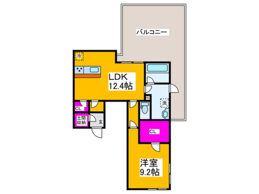 間取図 ﾌｧｲﾌﾞｺｰﾄﾌﾟﾚﾐｱﾑ中百舌鳥