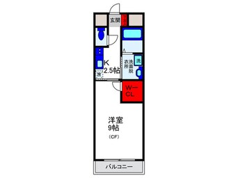 間取図 Ａｉｔｈｏｎ豊中