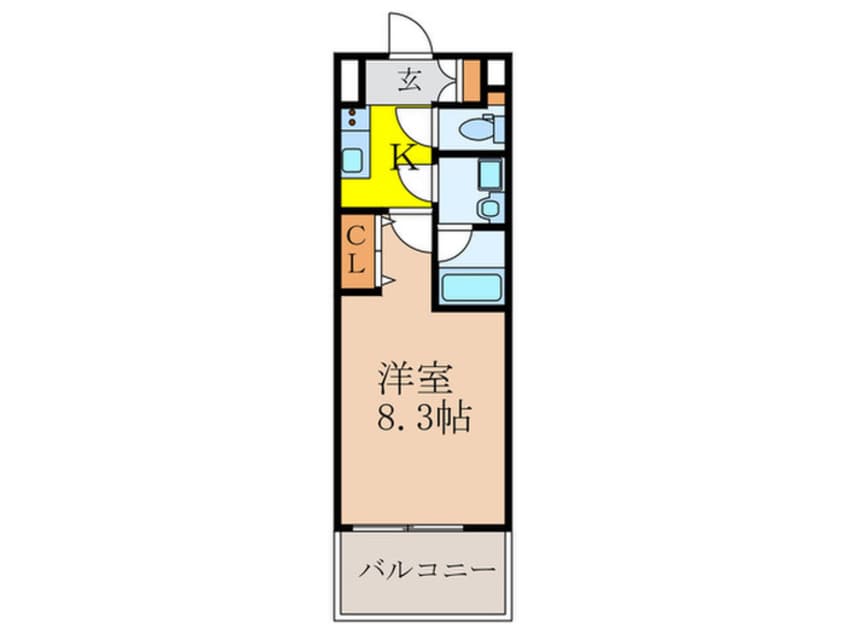 間取図 スプランディッド新大阪Ⅲ