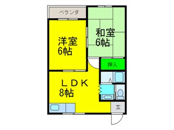 間取図 ハイツ廣伸