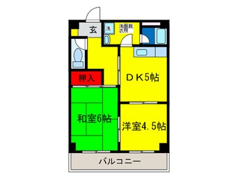 間取図 ファミールｸﾞﾘｰﾝ