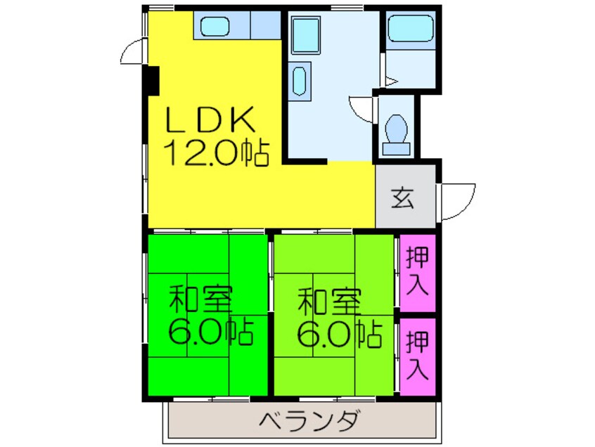 間取図 伸栄ハイツ