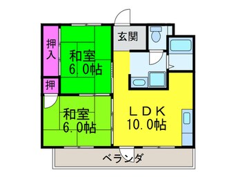 間取図 伸栄ハイツ