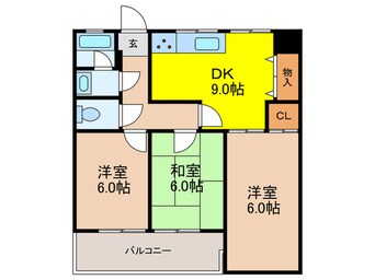 間取図 秀和ハイツＡ棟