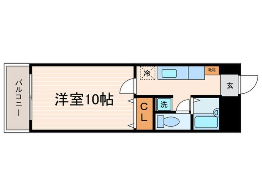 間取図 ホライズン衣棚