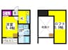 ＡＫレジデンス 1Kの間取り
