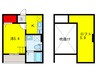 ＡＫレジデンス 1Kの間取り