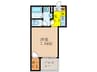 F+style寿町 1Kの間取り