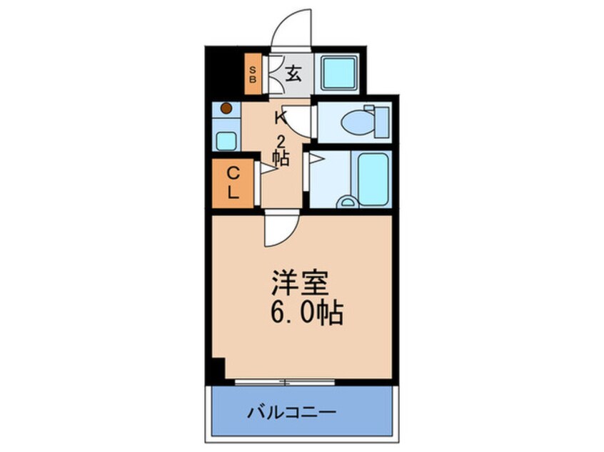 間取図 サムティ梅田北
